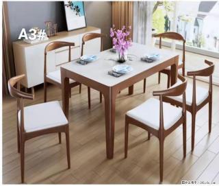 T08高级长方桌，胡桃色  1.35米带炉一桌四椅650元，现货11套。 - 扬州28生活网 yz.28life.com